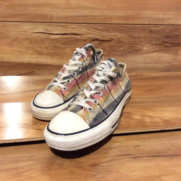 Converse Plaid Multi-Colored Sz M/8-Wo10